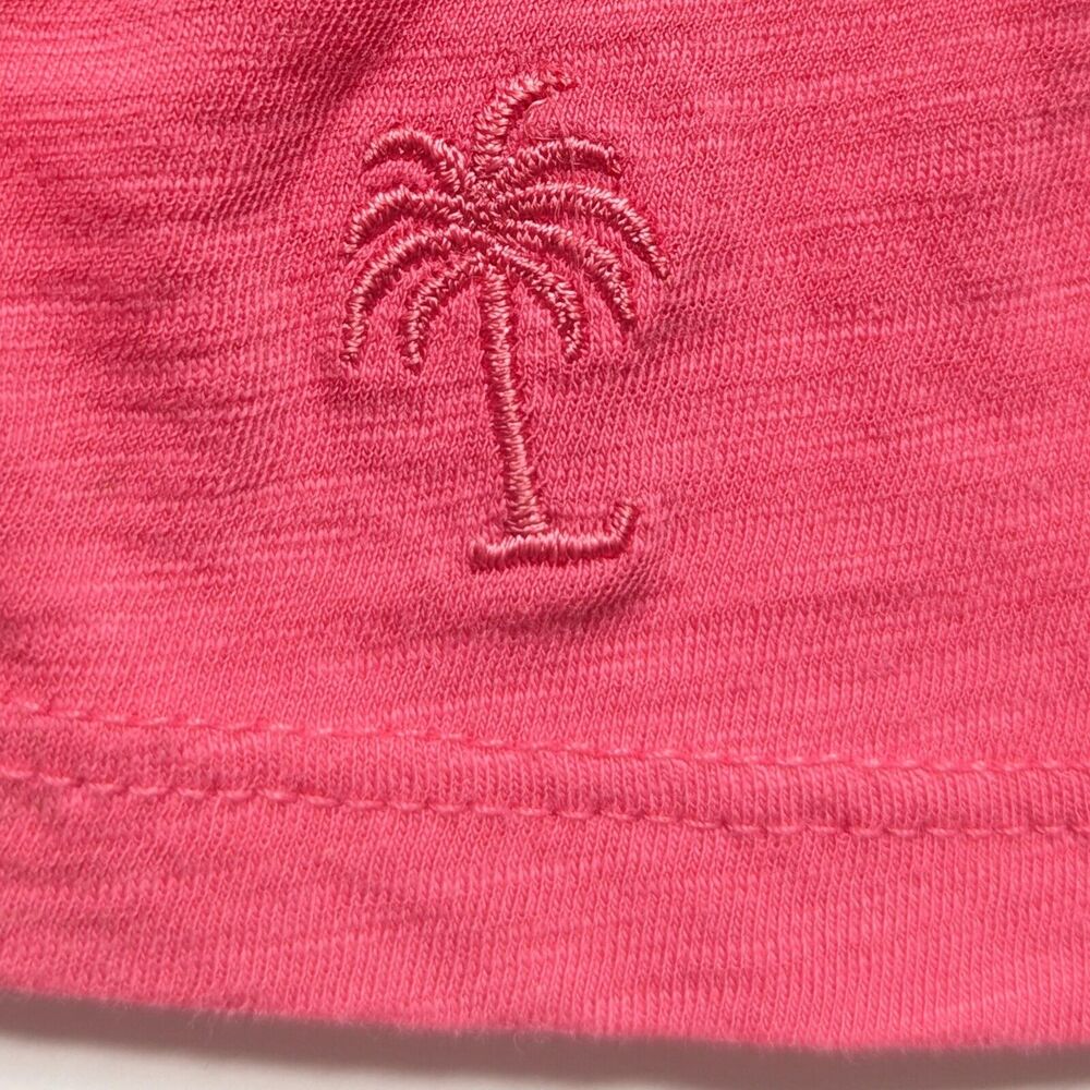 Lilly Pulitzer Wiley Tube Top | Lipstick Pink Ruffle | Pima Cotton | Women's M - Picture 5 of 9